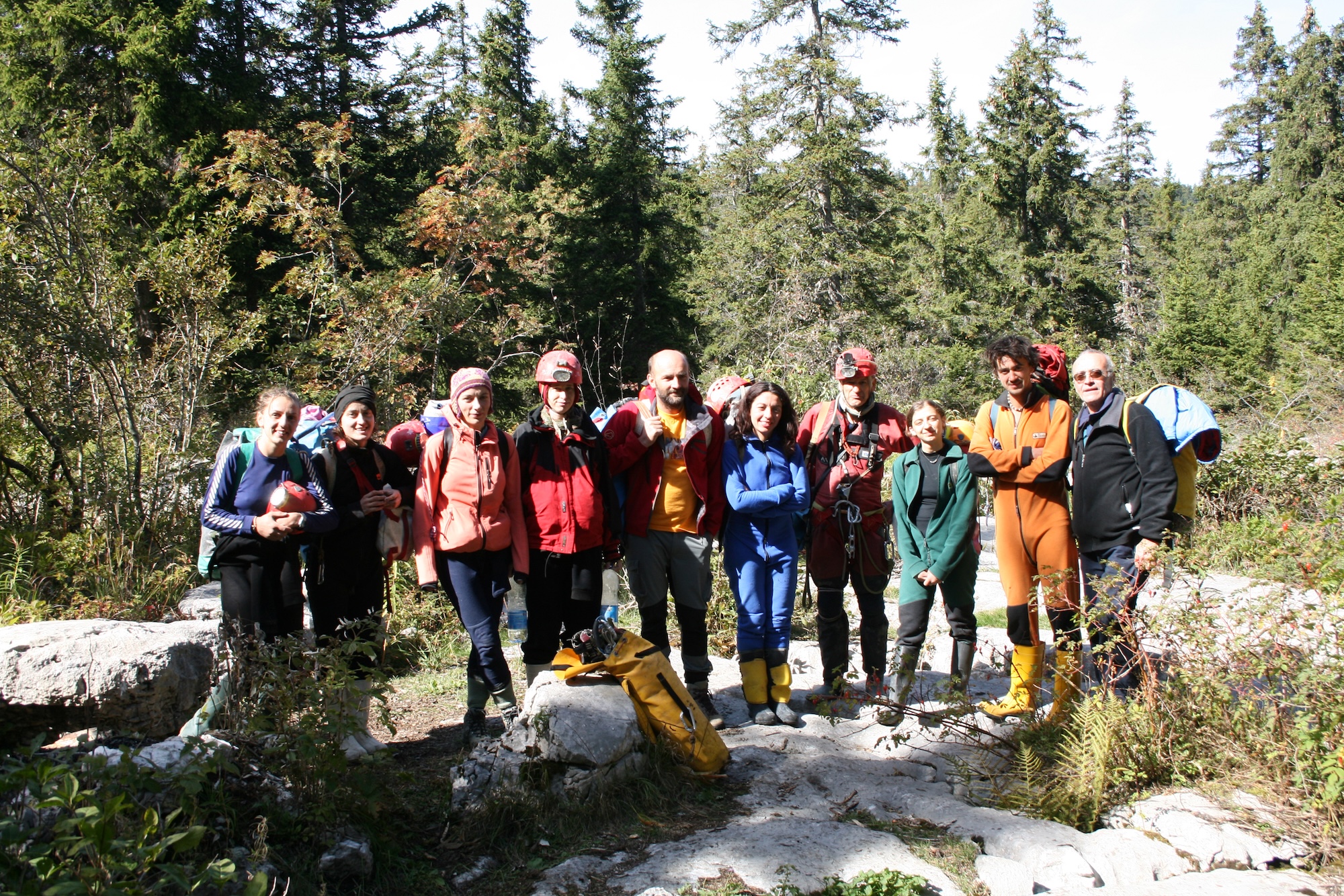 Membrii expeditiei Berger -1000m 2010