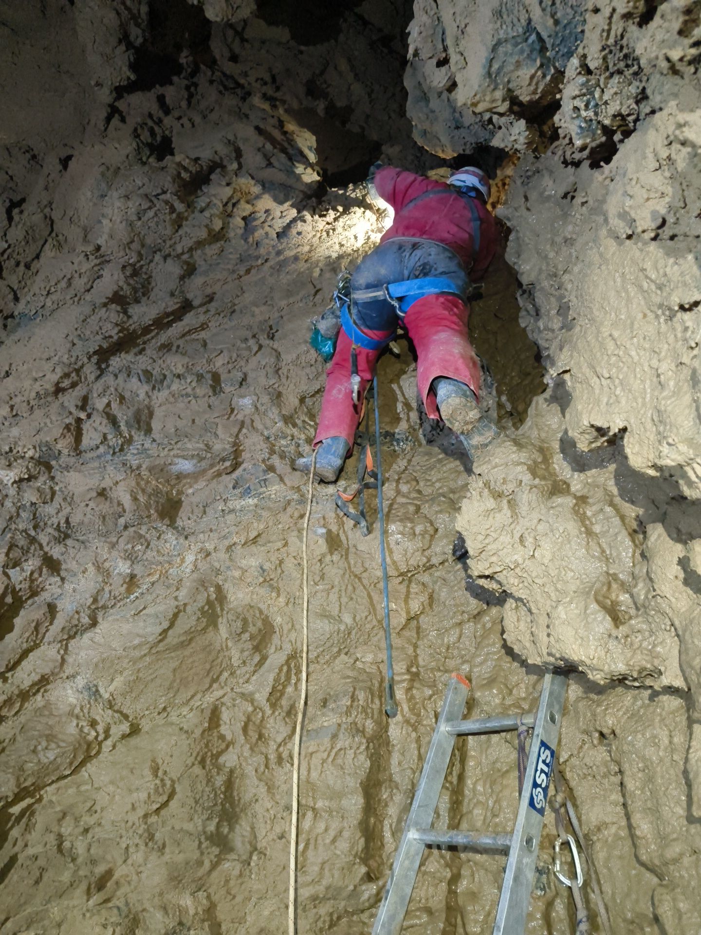 Sala cu Cascadă - Cățărare