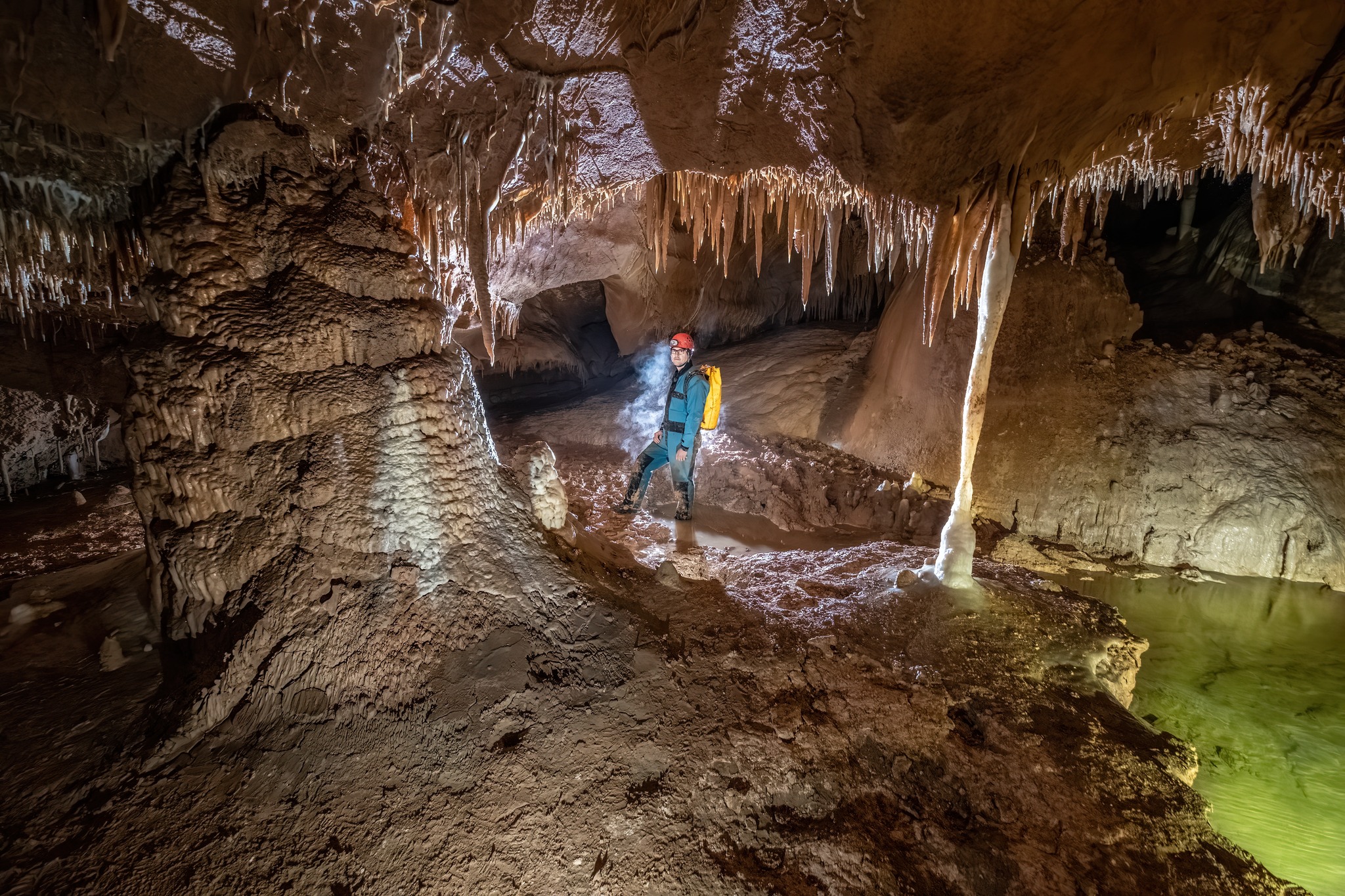 Pestera cu Cristale din Galeria TCH - 2022 - Foto: Victor Ursu