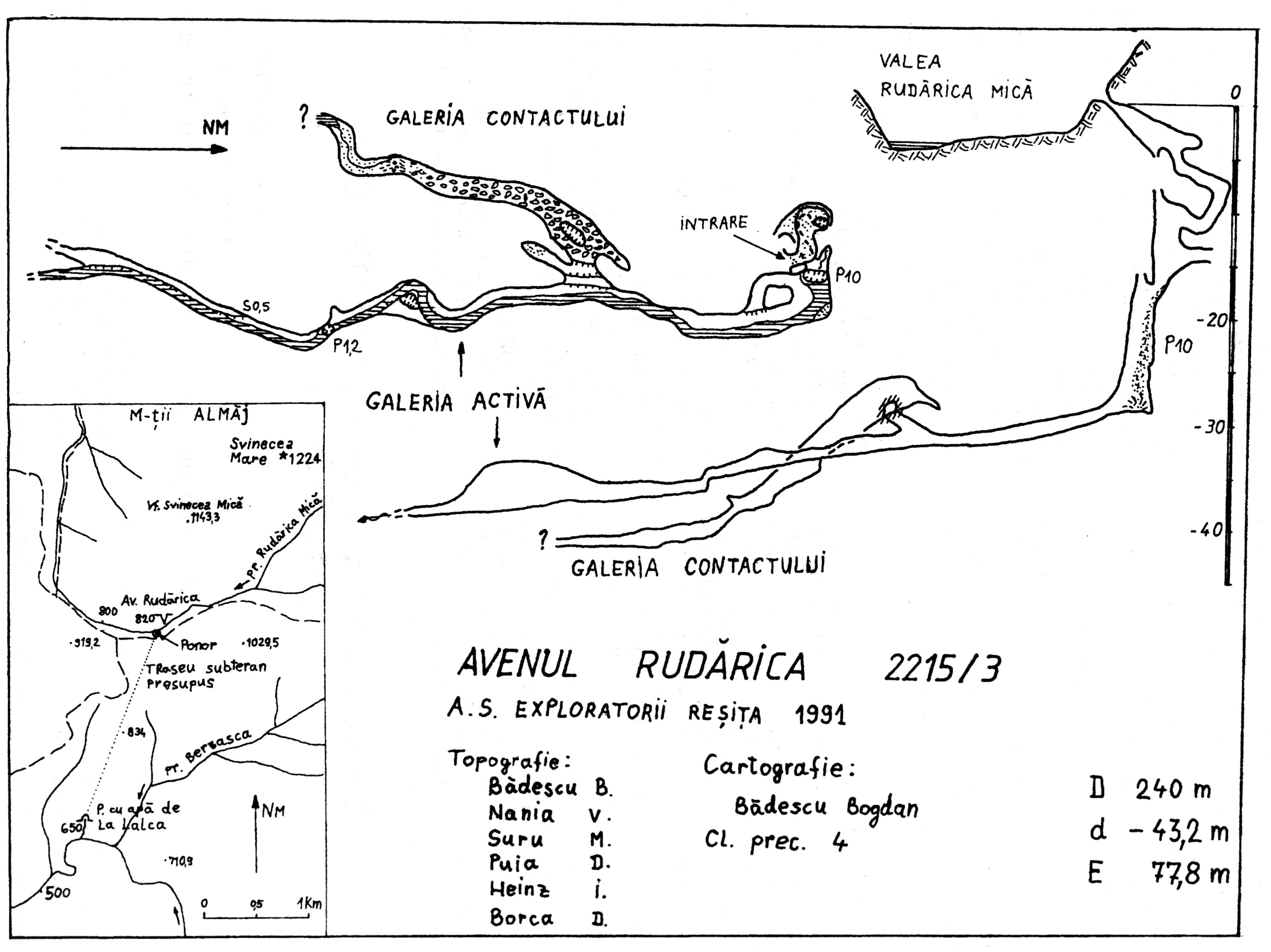 Avenul Rudarica - 2215/3 - Exploratorii Resita